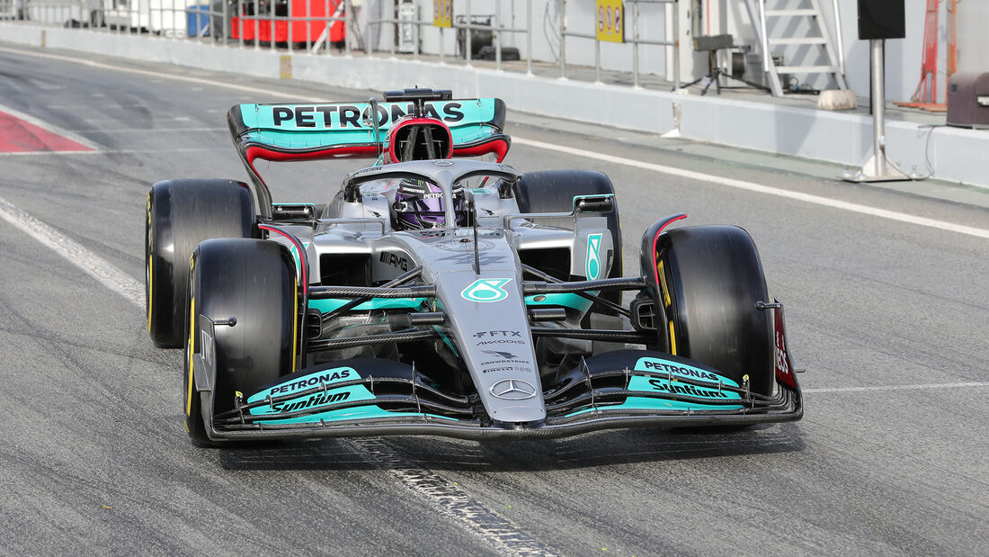 Lewis Hamilton - Mercedes - Formel 1 - Test - Barcelona 2022 - 23. Februar 2022
