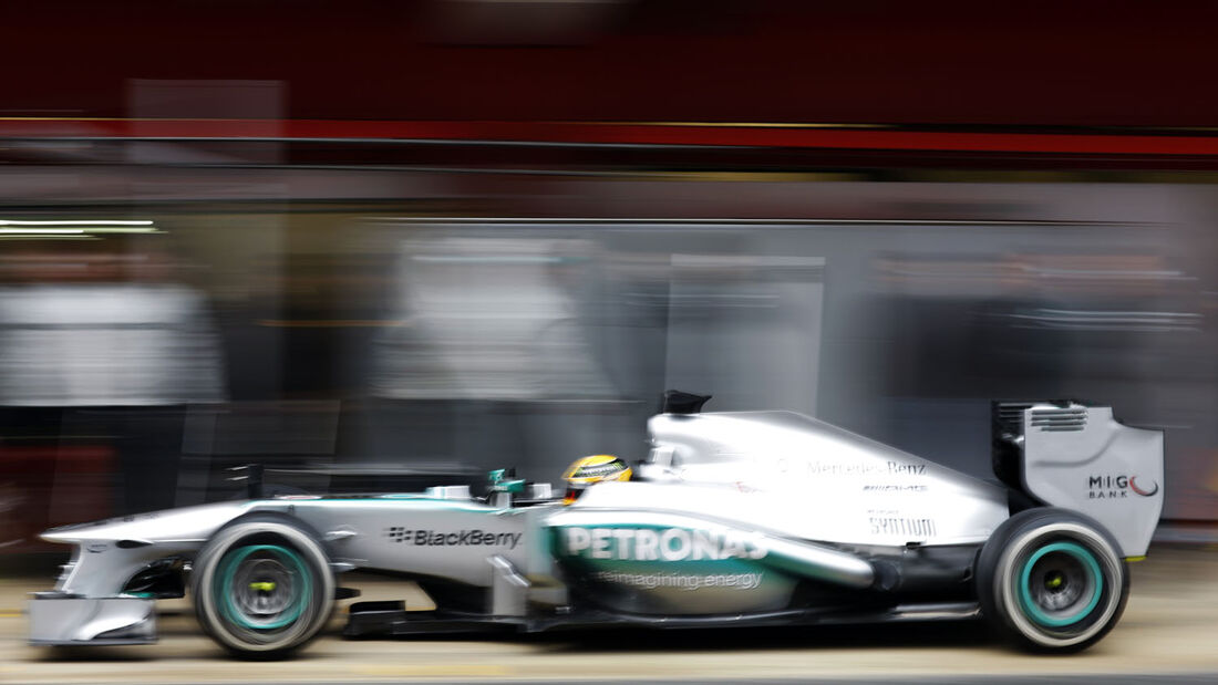 Lewis Hamilton, Mercedes, Formel 1-Test, Barcelona, 22. Februar 2013