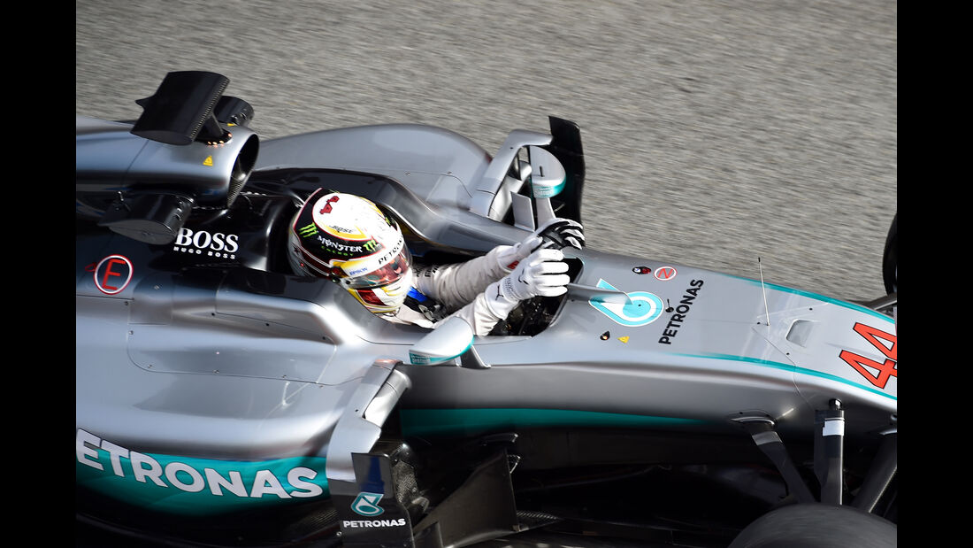 Lewis Hamilton - Mercedes - Formel 1-Test - Barcelona - 22. Februar 2016 