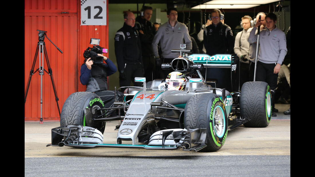 Lewis Hamilton - Mercedes - Formel 1-Test - Barcelona - 22. Februar 2016