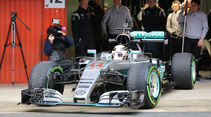 Lewis Hamilton - Mercedes - Formel 1-Test - Barcelona - 22. Februar 2016
