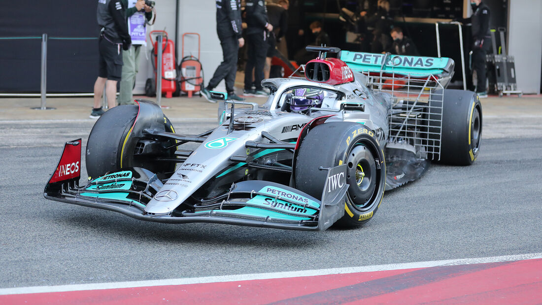 Lewis Hamilton - Mercedes - Formel 1 - Test - Barcelona - 24. Februar 2021