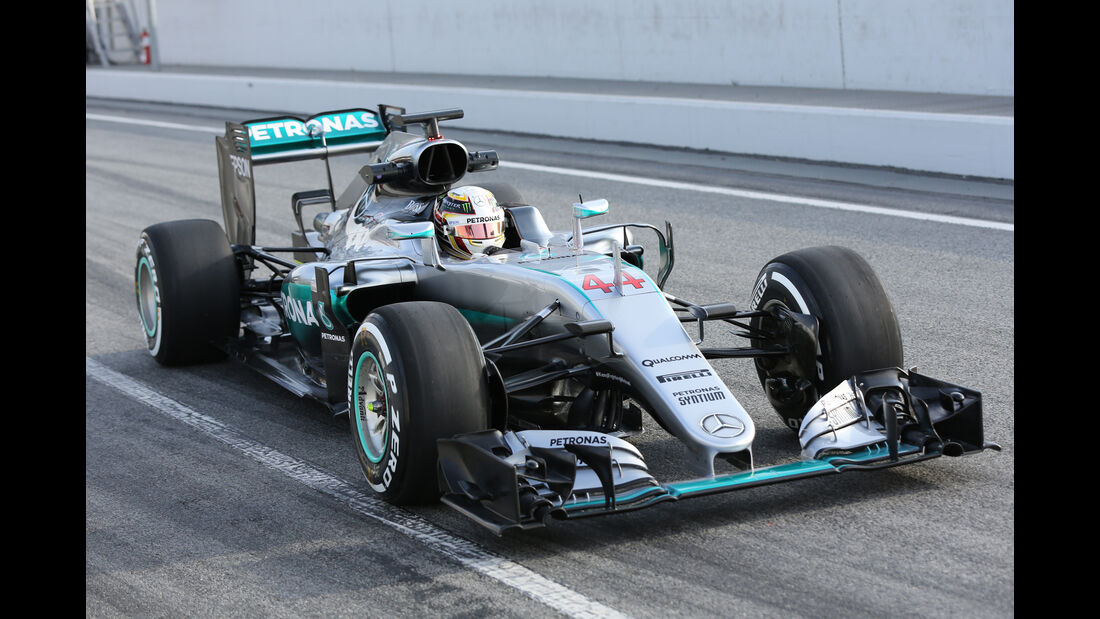 Lewis Hamilton - Mercedes - Formel 1-Test - Barcelona - 25. Februar 2016