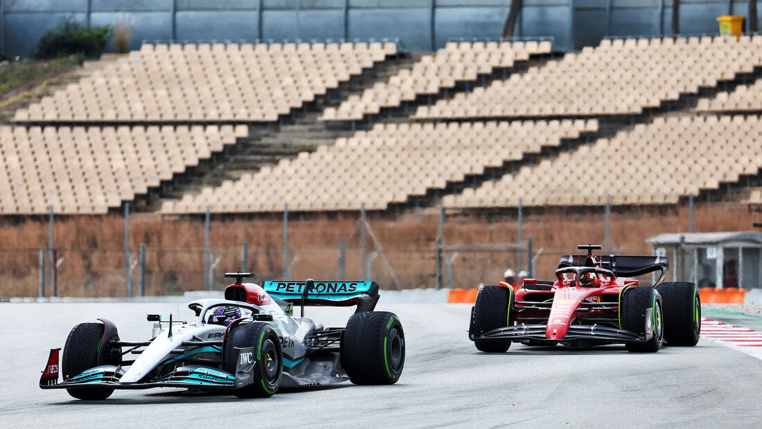 Lewis Hamilton - Mercedes - Formel 1 - Test - Barcelona - 25. Februar 2022