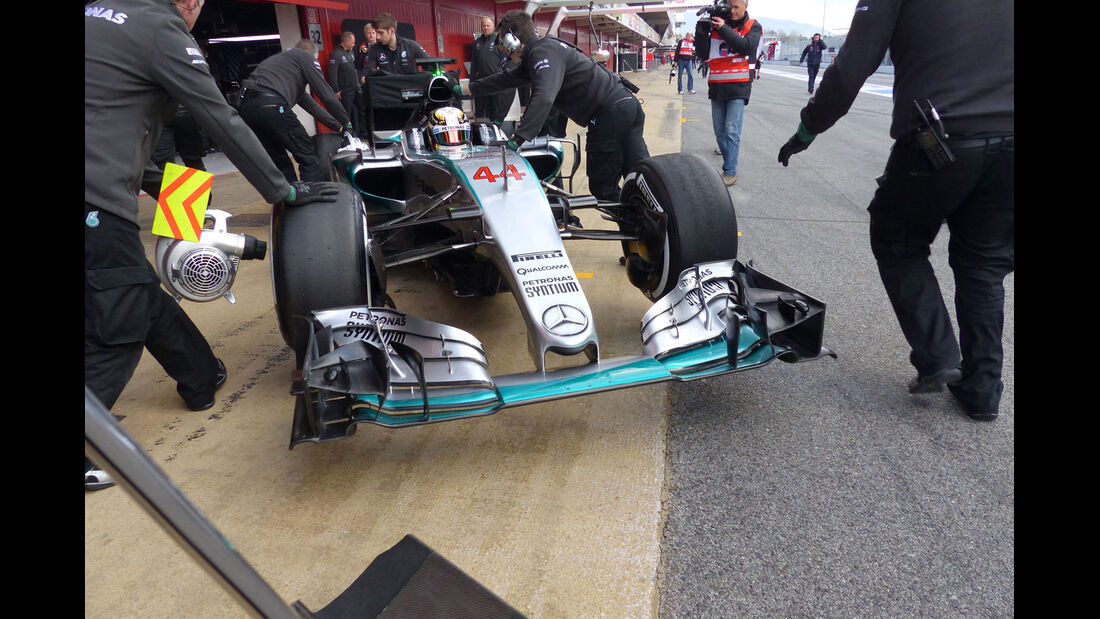 Lewis Hamilton - Mercedes - Formel 1-Test - Barcelona - 26. Februar 2015