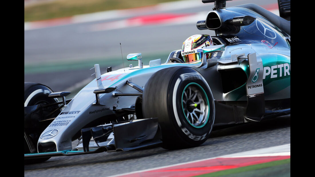 Lewis Hamilton - Mercedes - Formel 1-Test - Barcelona - 26. Februar 2015