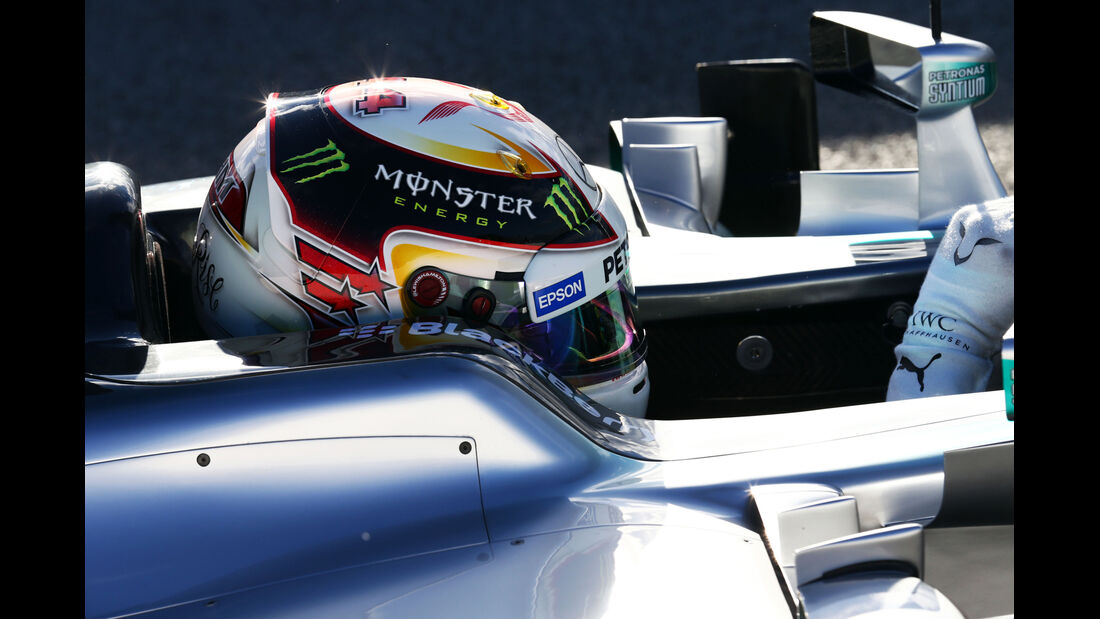 Lewis Hamilton - Mercedes  Formel 1-Test - Barcelona - 26. Februar 2015