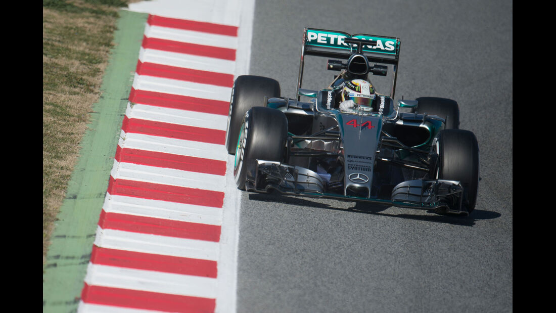 Lewis Hamilton - Mercedes - Formel 1-Test - Barcelona - 28. Februar 2015