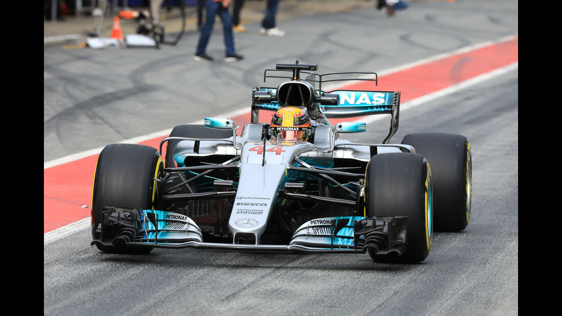 Lewis Hamilton - Mercedes - Formel 1 - Test - Barcelona - 8. März 2017