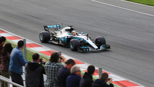 Lewis Hamilton - Mercedes - Formel 1 - Test - Barcelona - 8. März 2017