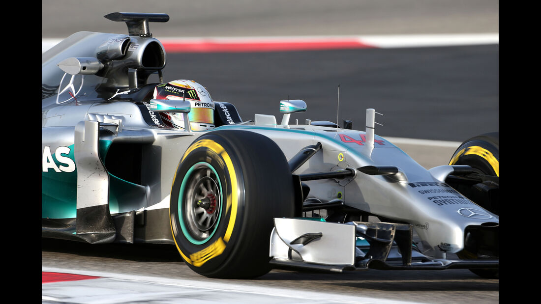 Lewis Hamilton - Mercedes - Formel 1 - Test - GP Bahrain - 9. April 2014