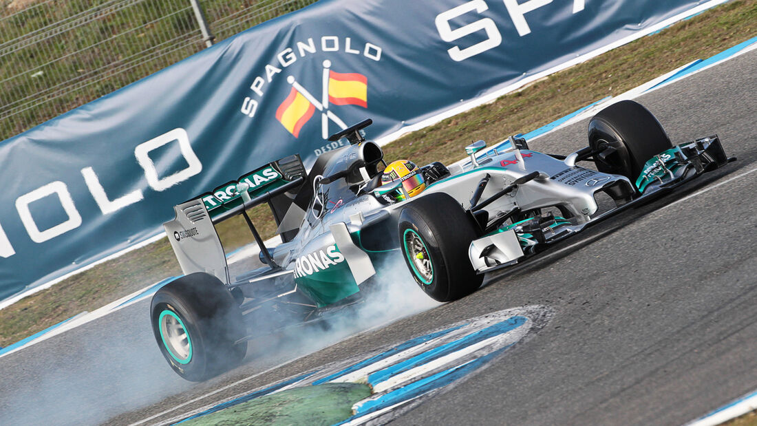 Lewis Hamilton - Mercedes - Formel 1 - Test - Jerez - 28. Januar 2014