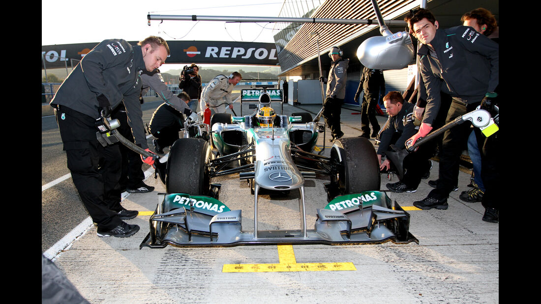 Lewis Hamilton - Mercedes - Formel 1 - Test - Jerez - 6. Februar 2013