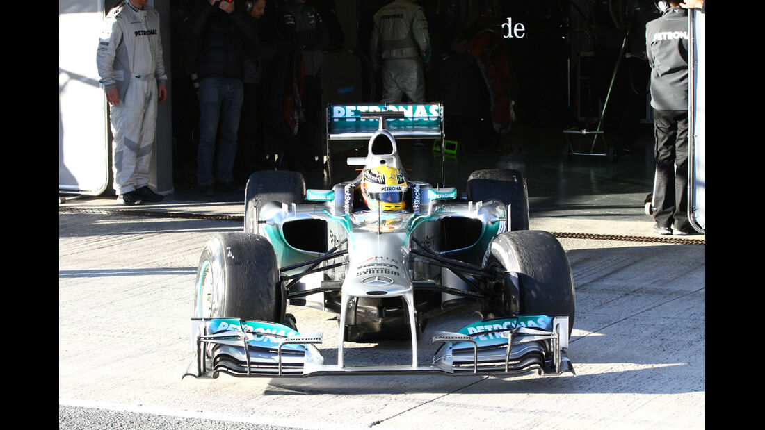 Lewis Hamilton - Mercedes - Formel 1 - Test - Jerez - 8. Februar 2013