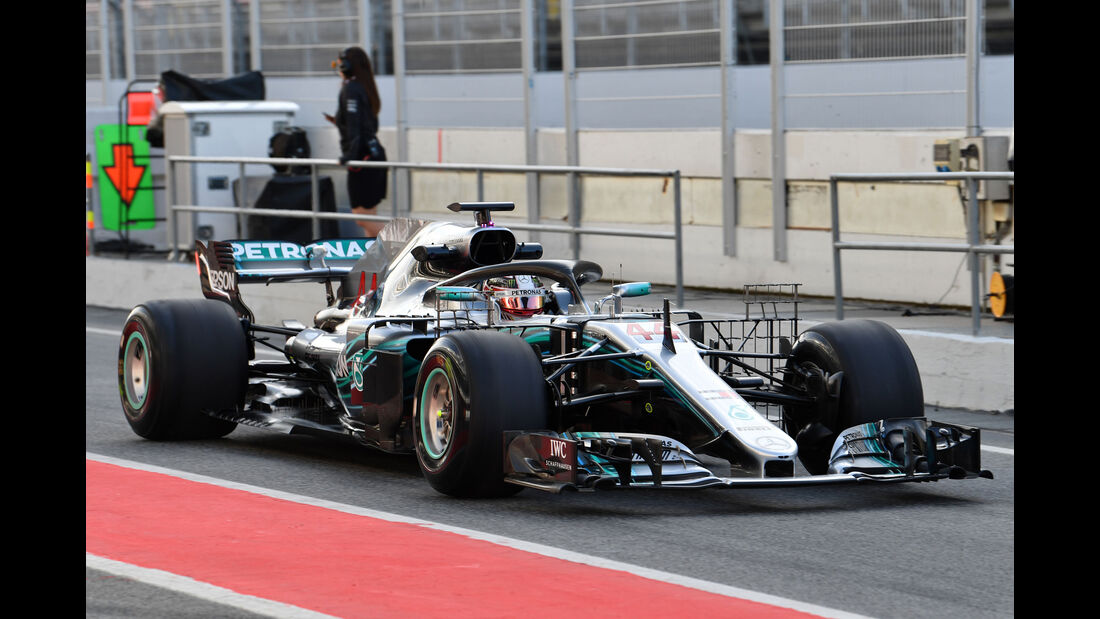 Lewis Hamilton - Mercedes - Formel 1 - Testfahrten - Barcelona - Dienstag - 15.5.2018