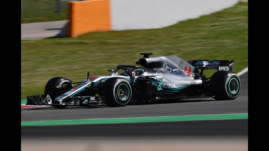 Lewis Hamilton - Mercedes - Formel 1 - Testfahrten - Barcelona - Dienstag - 15-5-2018