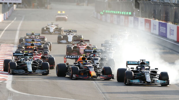 Lewis Hamilton - Mercedes - GP Aserbaidschan 2021 - Baku - Rennen
