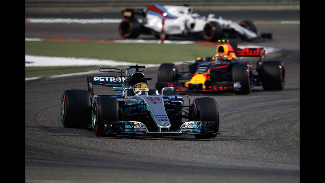 Lewis Hamilton - Mercedes - GP Bahrain 2017 - Rennen 