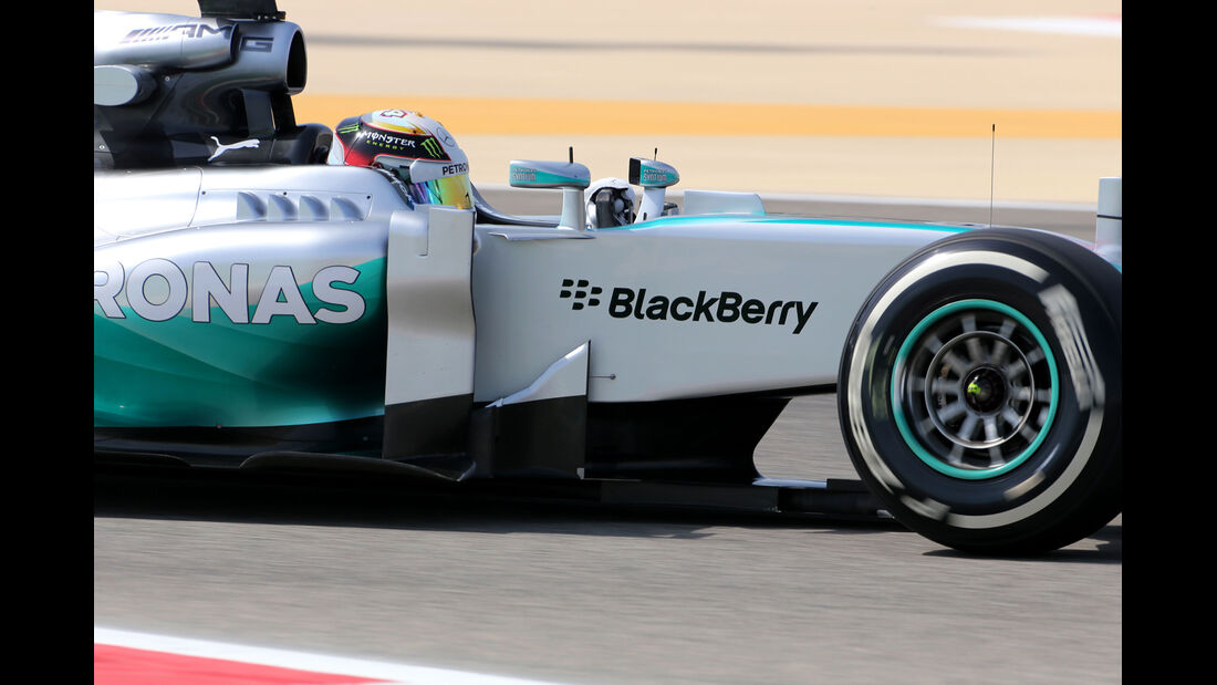 Lewis Hamilton - Mercedes - GP Bahrain - Test 2 - 9. April 2014