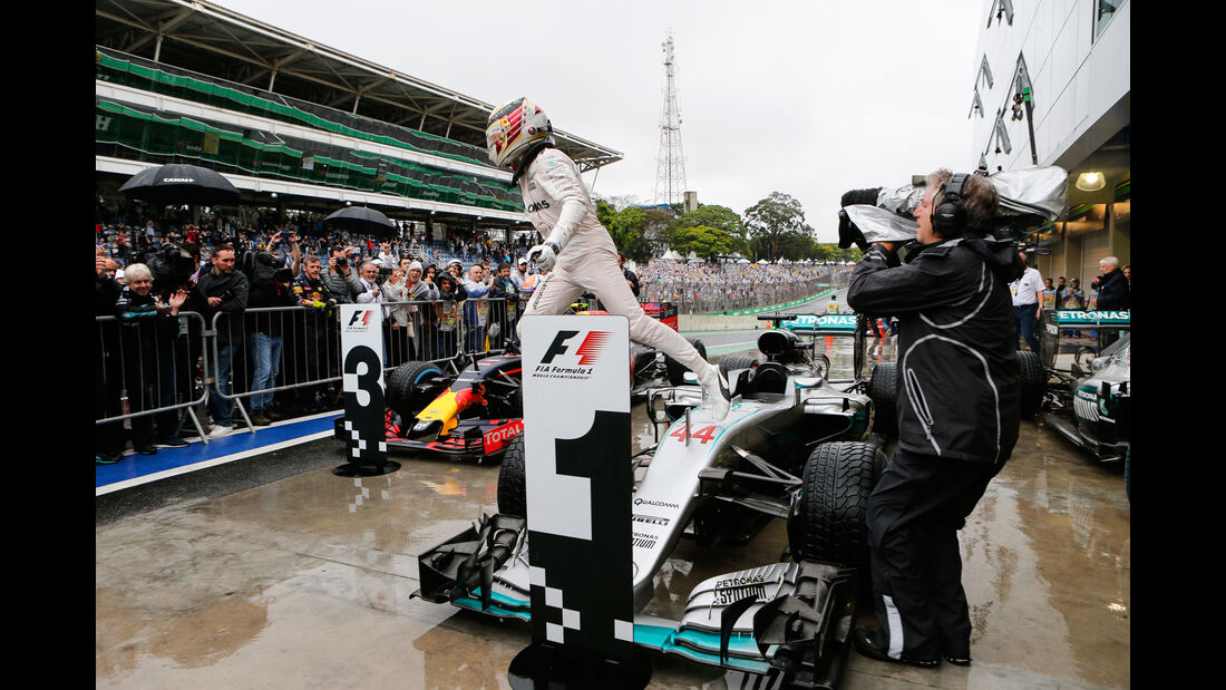 Lewis Hamilton - Mercedes - GP Brasilien 2016 - Interlagos - Rennen