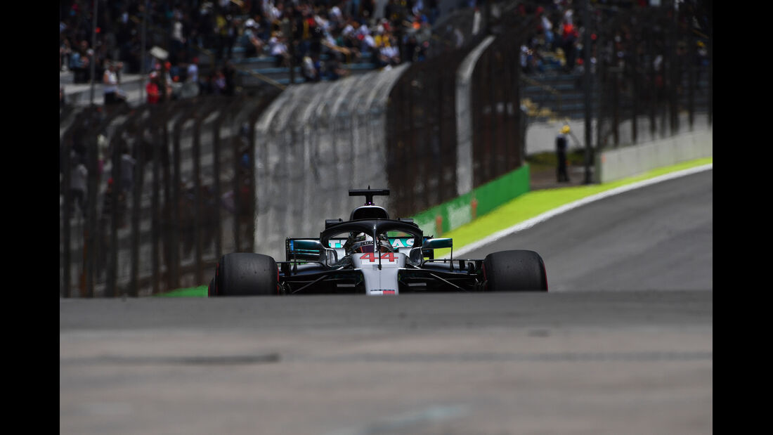 Lewis Hamilton - Mercedes - GP Brasilien - Interlagos - Formel 1 - Freitag - 9.11.2018