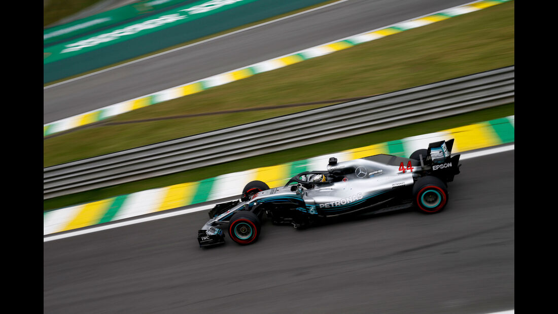 Lewis Hamilton - Mercedes - GP Brasilien - Interlagos - Formel 1 - Samstag - 10.11.2018