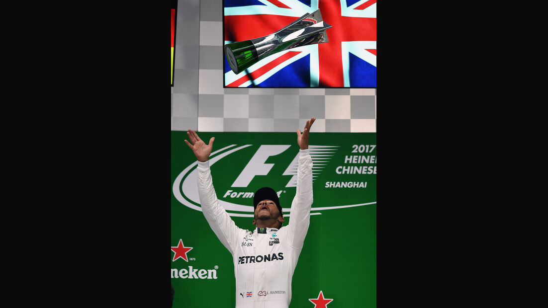Lewis Hamilton - Mercedes - GP China 2017 - Shanghai - Rennen 