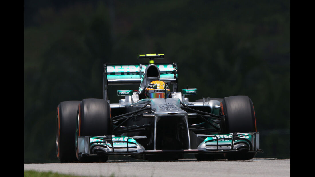Lewis Hamilton Mercedes GP Malaysia 2013