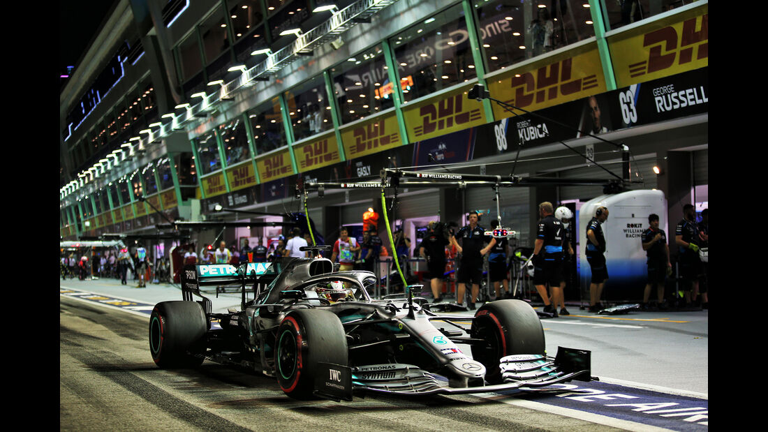 Lewis Hamilton - Mercedes - GP Singapur - Formel 1 - Freitag - 20.9.2019