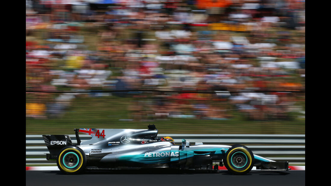Lewis Hamilton - Mercedes - GP Ungarn 2017 - Budapest - Rennen 