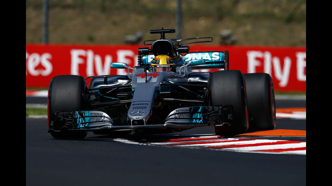 Lewis Hamilton - Mercedes - GP Ungarn - Budapest - Formel 1 - Freitag - 28.7.2017