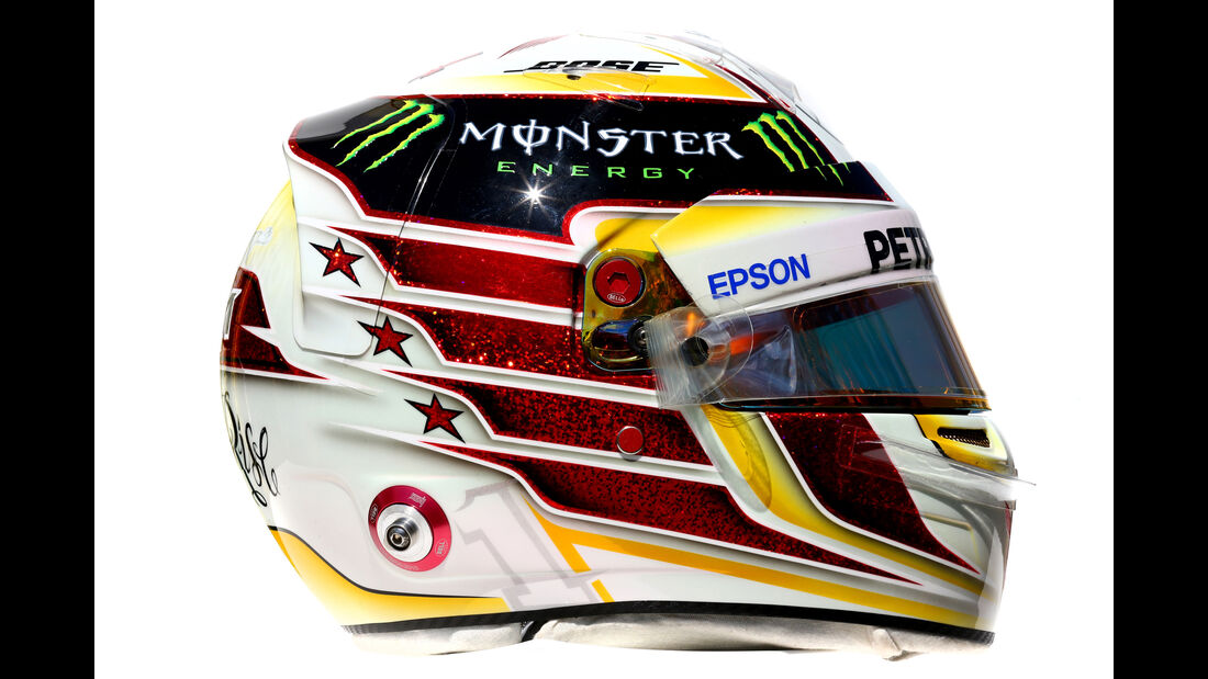 Lewis Hamilton - Mercedes - Helm - Formel 1 - 2016