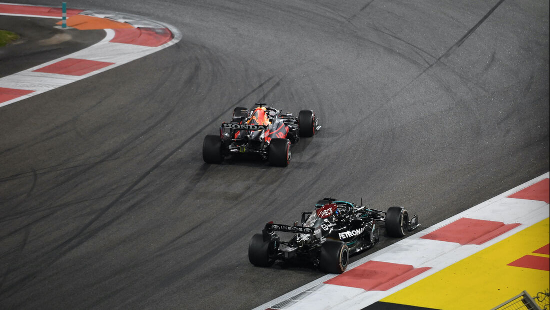 Lewis Hamilton - Mercedes - Max Verstappen - Red Bull - Formel 1 - GP Abu Dhabi - 12. Dezember 2021