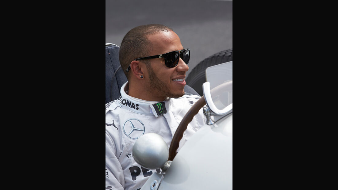 Lewis Hamilton - Mercedes - Nordschleifen-Aktion - GP Deutschland 2013