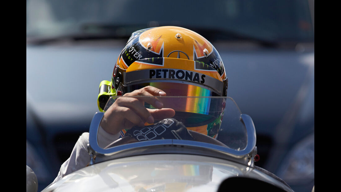 Lewis Hamilton - Mercedes - Nordschleifen-Aktion - GP Deutschland 2013