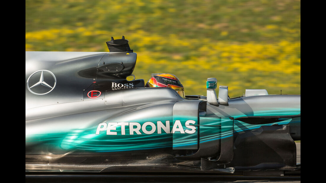 Lewis Hamilton - Mercedes W08 - Barcelona - Testfahrten