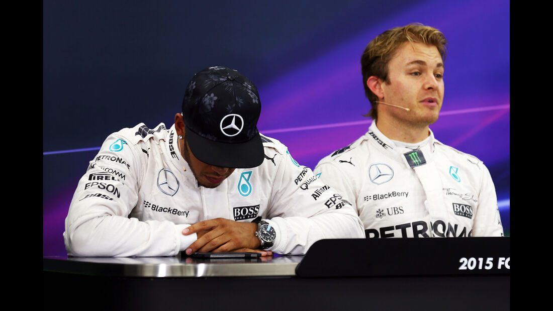 Lewis Hamilton & Nico Rosberg - Formel 1 - GP Japan - Suzuka - 26. September 2015