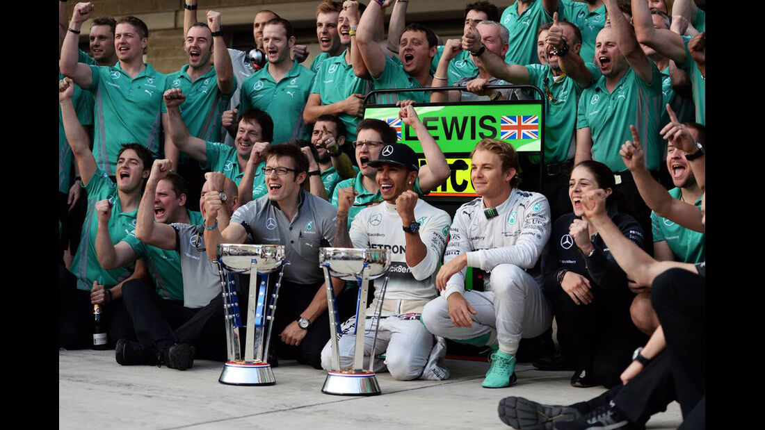 Lewis Hamilton - Nico Rosberg - Formel 1 - GP USA - 2. November 2014
