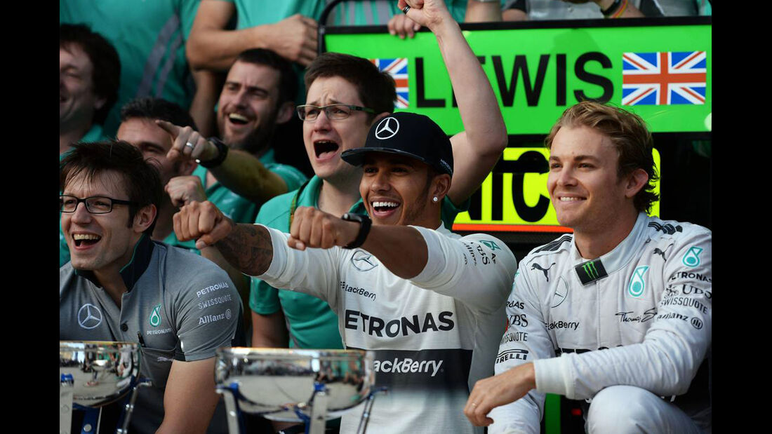 Lewis Hamilton - Nico Rosberg - Formel 1 - GP USA - 2. November 2014