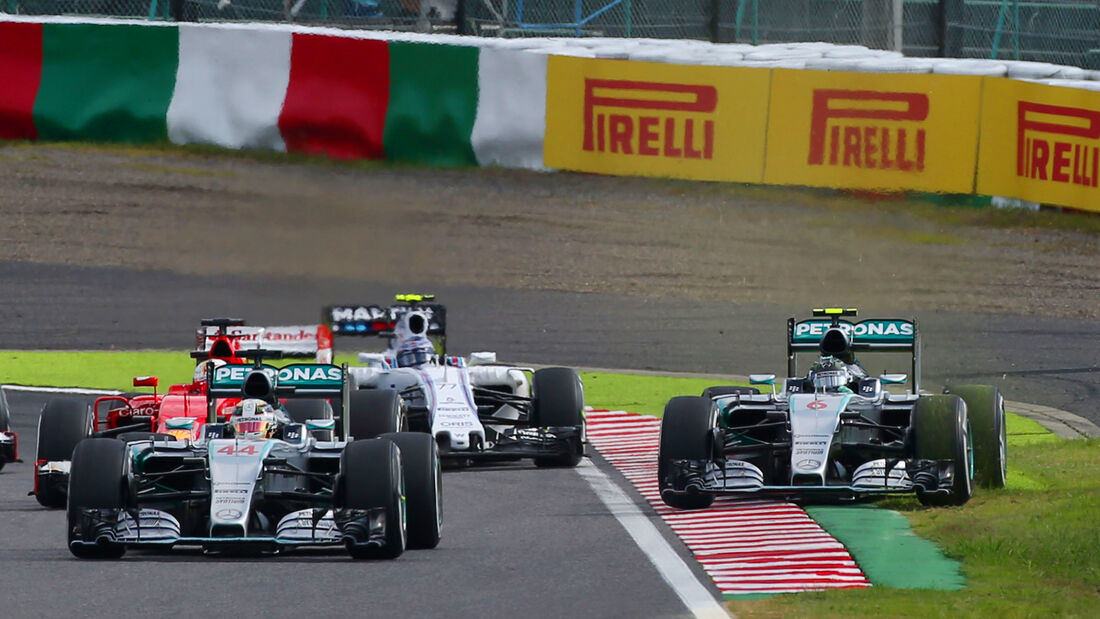 Lewis Hamilton & Nico Rosberg - GP Japan 2015