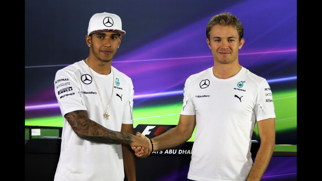 Lewis Hamilton & Nico Rosberg - Mercedes - Formel 1 - GP Abu Dhabi - 20. November 2014