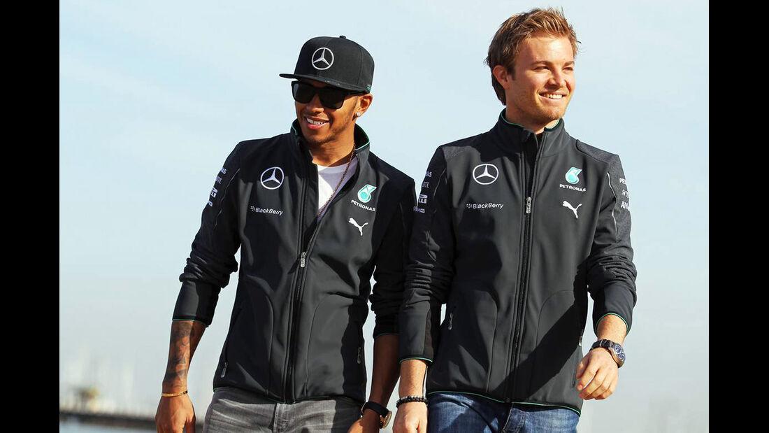 Lewis Hamilton - Nico Rosberg - Mercedes - Formel 1 - GP Australien - 13. März 2014