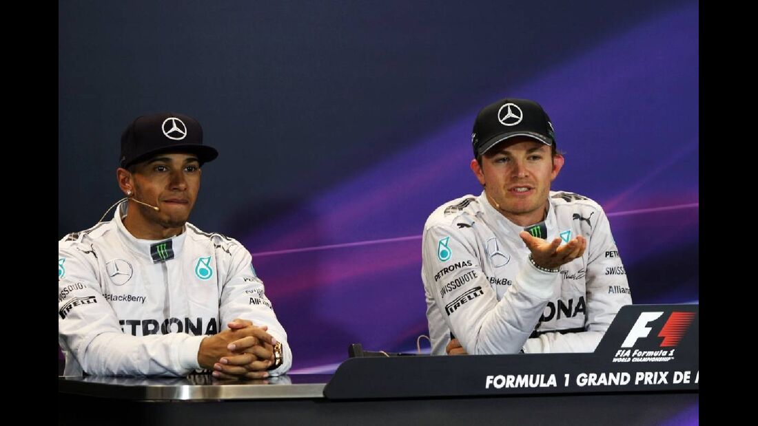 Lewis Hamilton - Nico Rosberg - Mercedes  - Formel 1 - GP Monaco - 25. Mai 2014