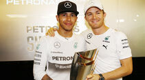Lewis Hamilton - Nico Rosberg - Mercedes - GP Abu Dhabi 2016 