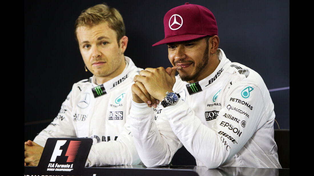 Lewis Hamilton - Nico Rosberg - Mercedes - GP Spanien 2016 - Qualifying - Samstag - 14.5.2016