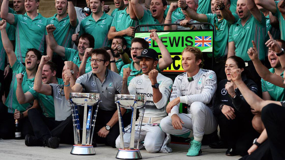 Lewis Hamilton - Nico Rosberg - Mercedes - GP USA - Formel 1 - 2. November 2014