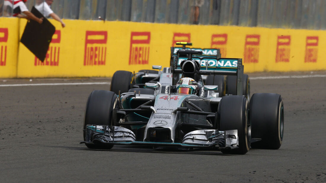 Lewis Hamilton & Nico Rosberg - Mercedes - GP Ungarn 2014