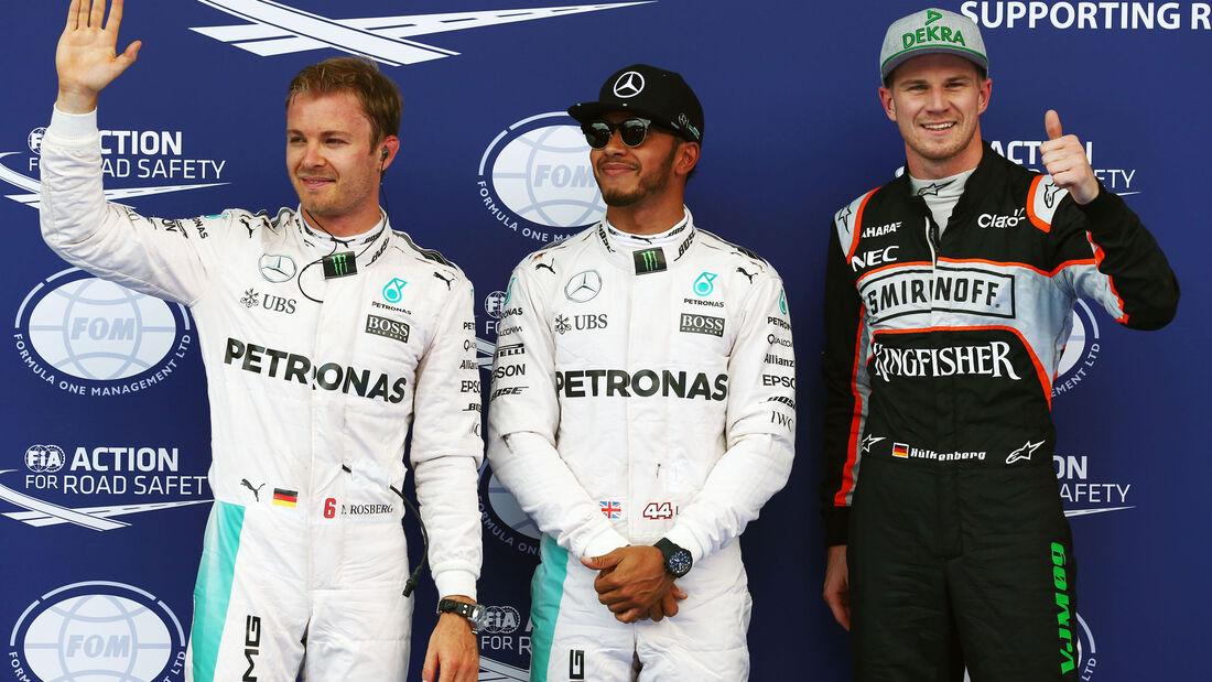 Lewis Hamilton - Nico Rosberg - Nico Hülkenberg - Formel 1 - GP Österreich - 2. Juli 2016