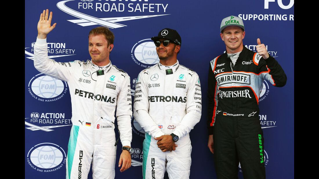 Lewis Hamilton - Nico Rosberg - Nico Hülkenberg - Formel 1 - GP Österreich - 2. Juli 2016