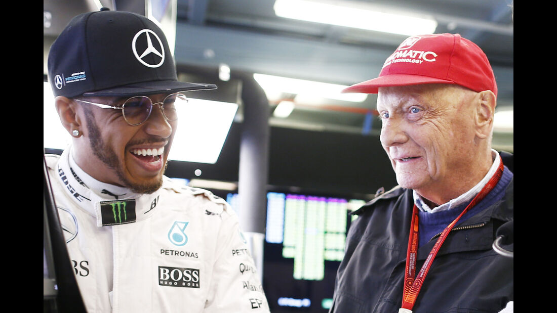 Lewis Hamilton & Niki Lauda 2016